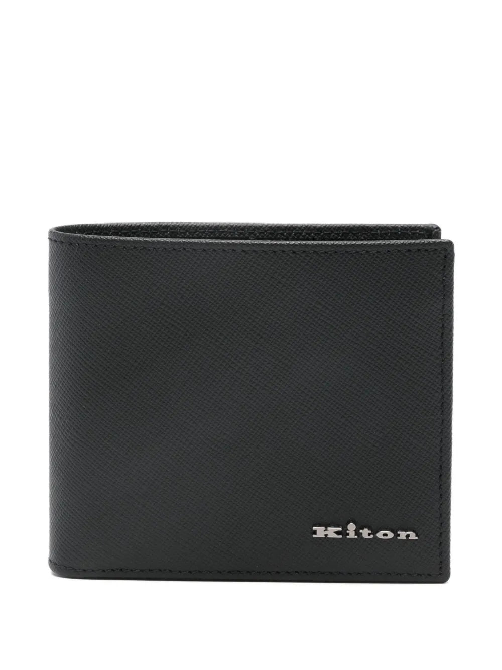 Kiton Leather Wallet — Black