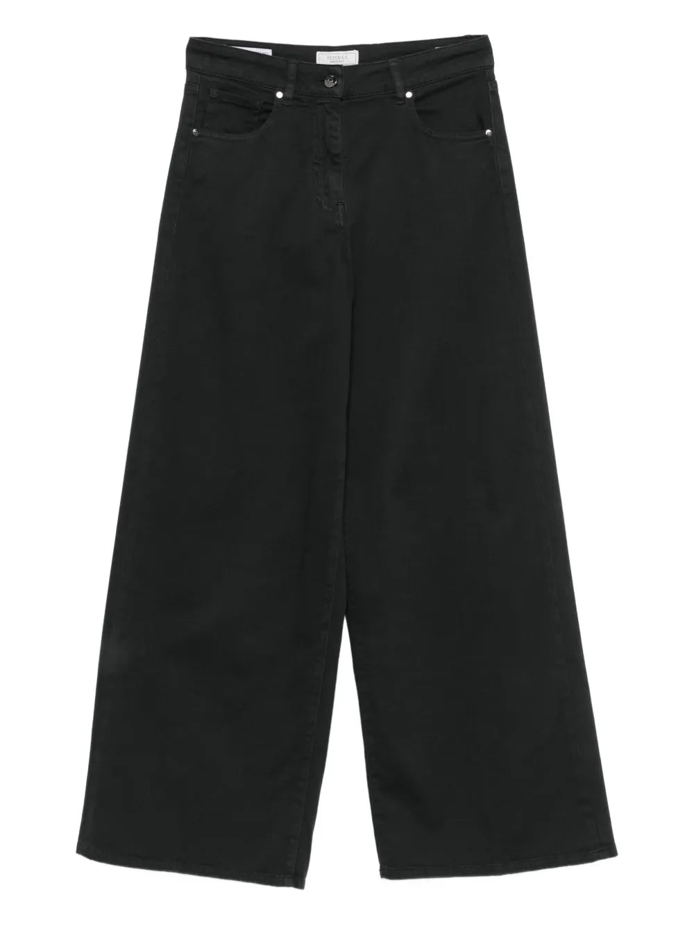 Peserico Five-Pocket Jeans — Black