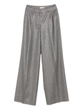 Peserico Metallic-Effect Trousers — silver