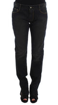 Women's Blue Wash Cotton Boyfriend Jeans Clothing
