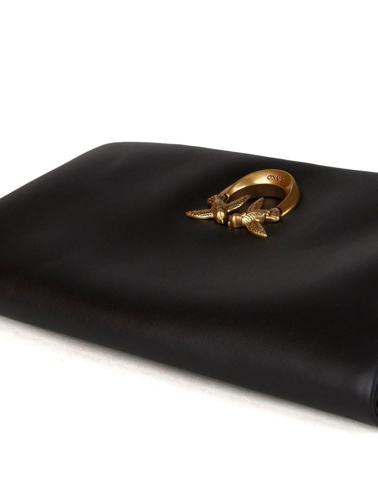 Pinko Click Shoulder Bag — Black