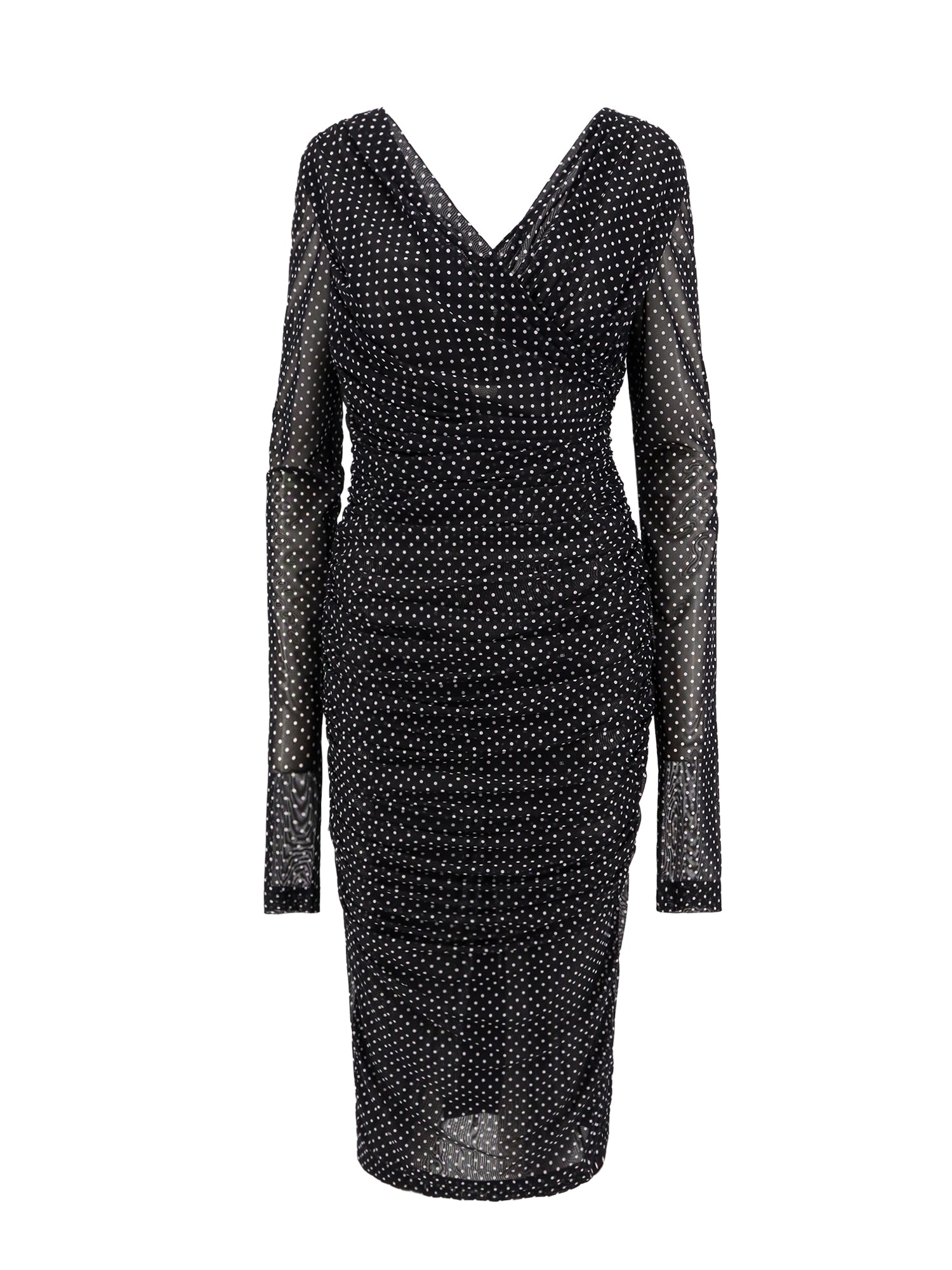Dolce & Gabbana Dresses Black Poliammide Elastane - 52