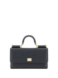 Dolce & Gabbana Micro Sicily Shoulder Bag — Black