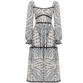 Long Sleeve Octavia Print Dress