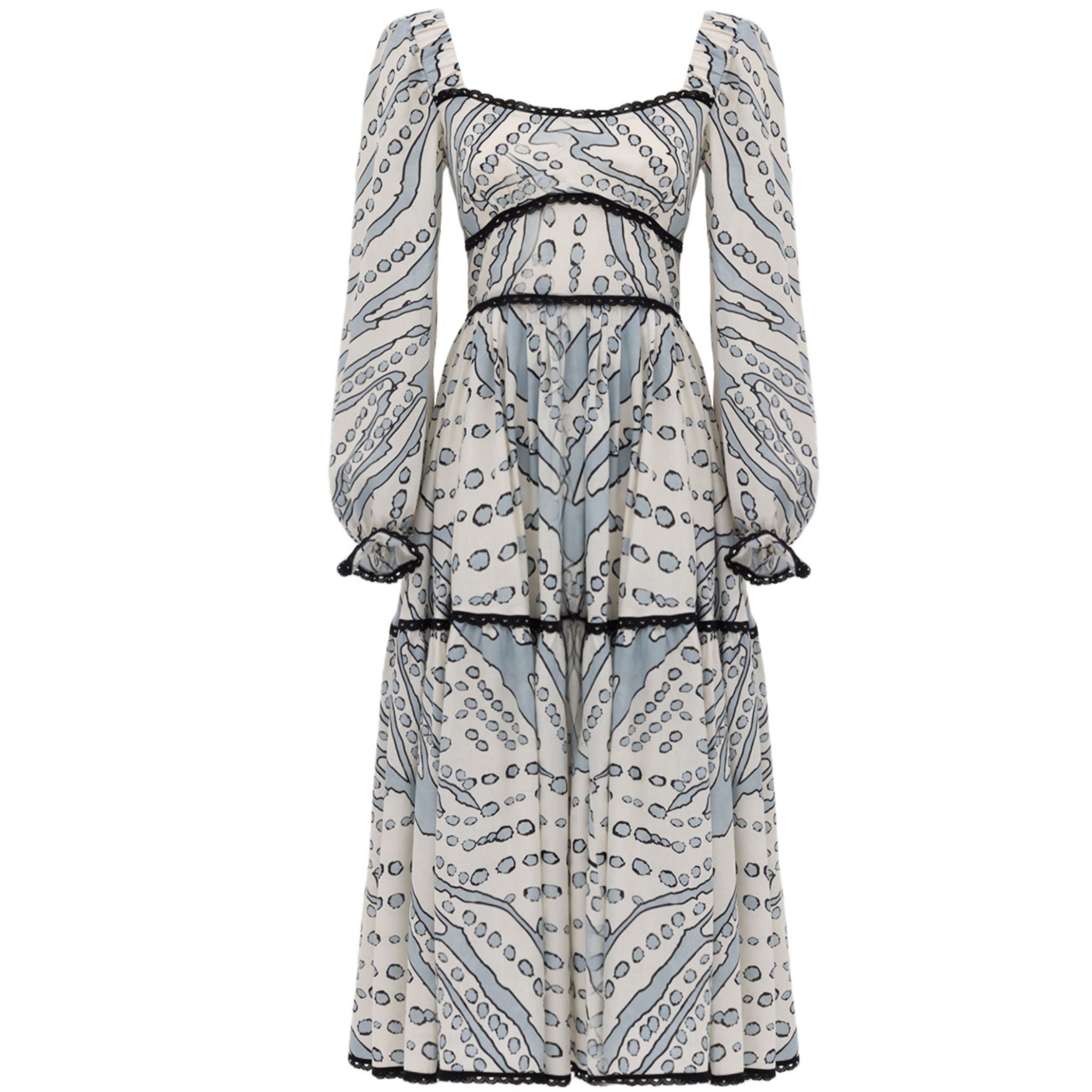 Long Sleeve Octavia Print Dress