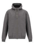 Herno Hooded Zip-Up Hoodie — Grey