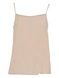 Peserico Beaded-Trim Tank Top — Beige