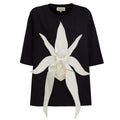 Relaxed Fit Knit Top - Black