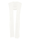 Peserico Ribbed Knit Cardigan — White
