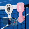 Gancho magnético multicolor personalizado con texto en 3D para teléfono móvil de tenis Pickleball Accesorios deportivos Regalo para jugadores de tenis Pickleball