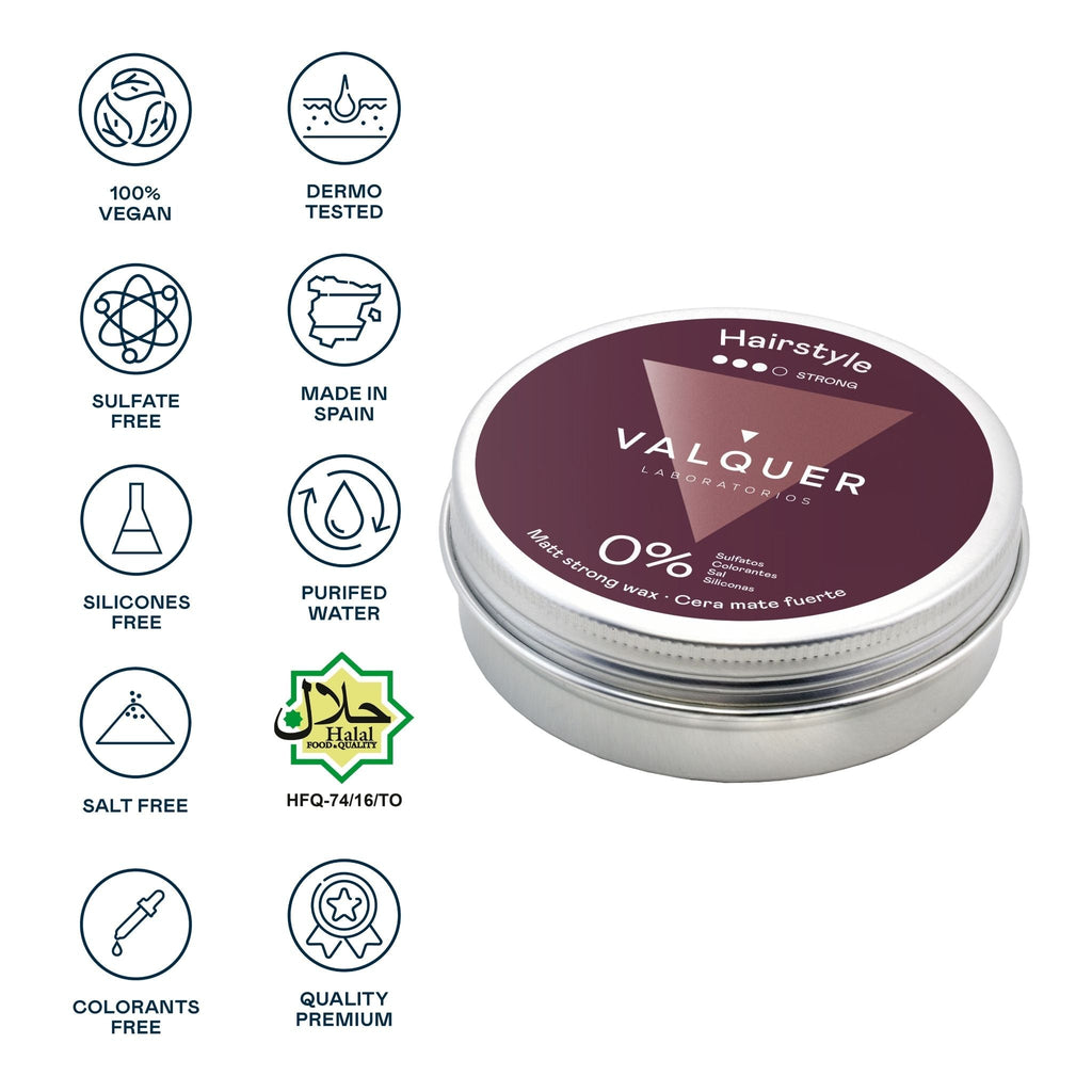 Cera Capilar Mate Fijación Fuerte - 100 ml