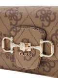 Guess Logo-Print Convertible Crossbody Bag — Beige