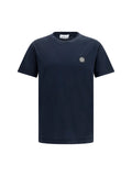 Stone Island Logo Patch T-Shirt — Navy