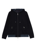 Doriani Zip-Fastening Hoodie — Black