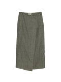 Herno Wrap Design Skirt — Sage