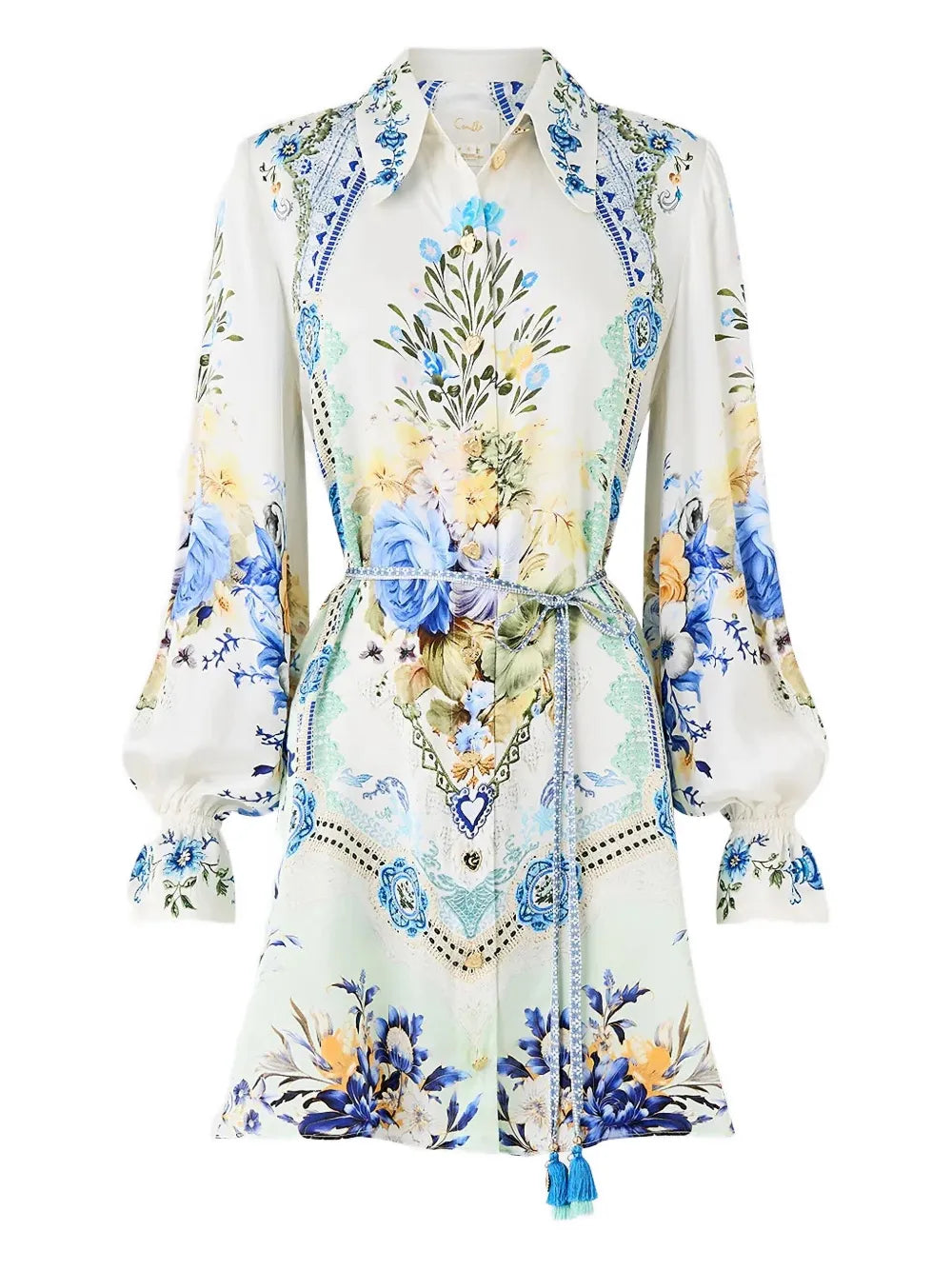 Camilla Shirt Dress — White
