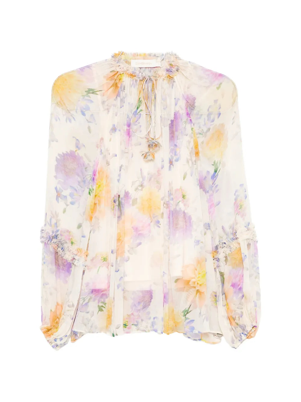 Zimmermann Luna Blouse — Cream