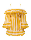 Zimmermann Daylight Mini Dress — Yellow