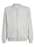 Sudadera con capucha de mezcla de algodón Brunello Cucinelli — Gris