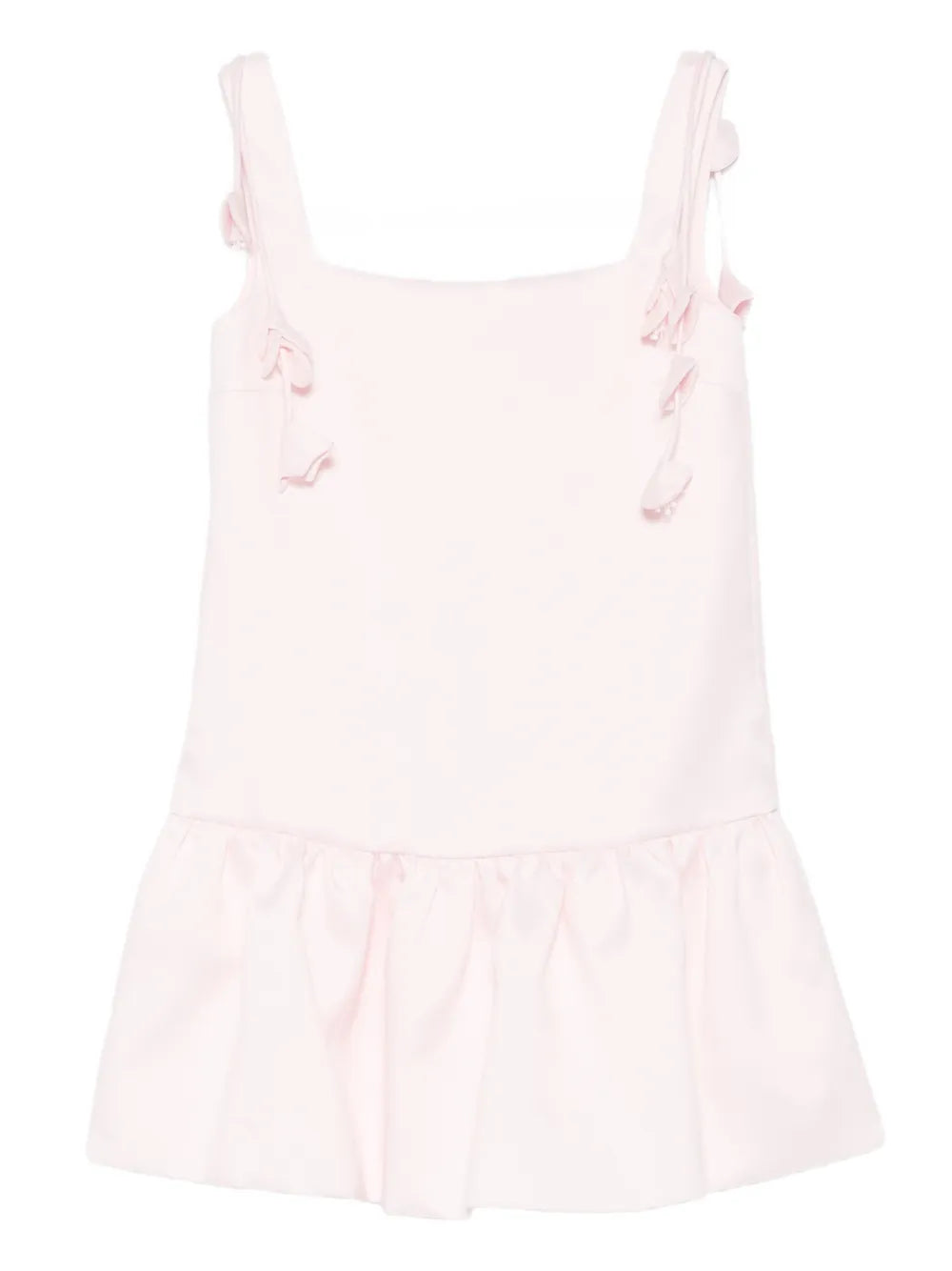 Self-Portrait Taffeta Mini Dress — pink