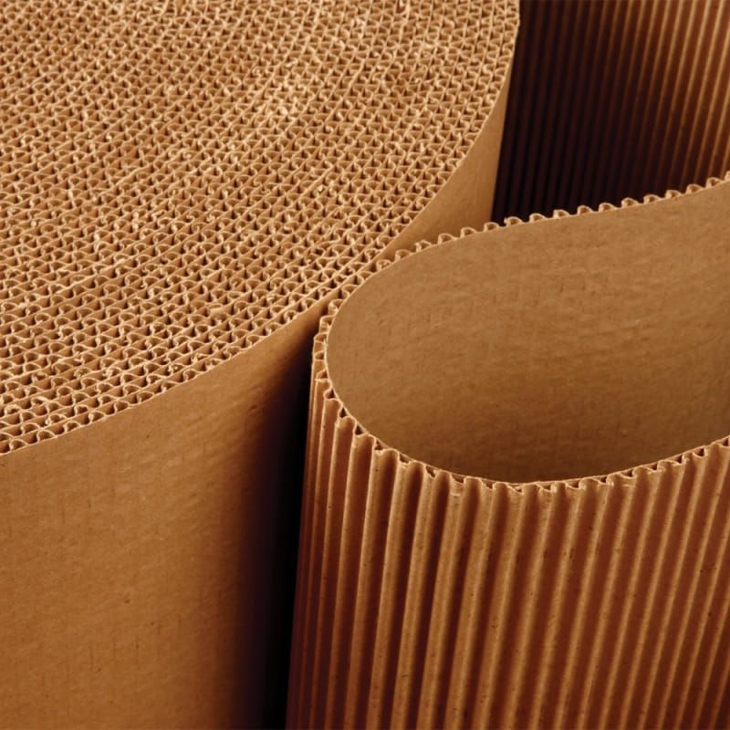 Rollo Cartón Ondulado 90 cm x 25 m | Kraft Reforzado y Resistente | Protector Ecológico para Embalaje, Mudanzas, Suelos y Trabajos de Pintura