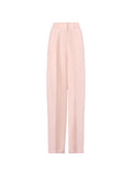 Fabiana Filippi Double-Pleat Wide-Leg Trousers — Pink