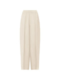 Fabiana Filippi Elasticated-Waist Pocket Trousers — Beige