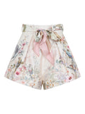 Zimmermann Rebellion Shorts — Cream