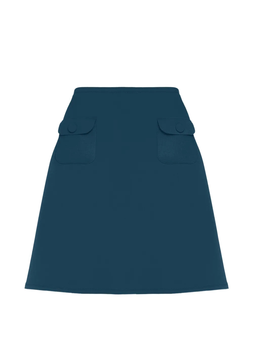 Eres A-Line Midi Skirt — Teal