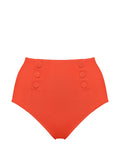 Eres High-Waisted Button Detail Bikini Briefs — Orange