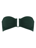 Eres Gathered-Detail Bikini Top — Green