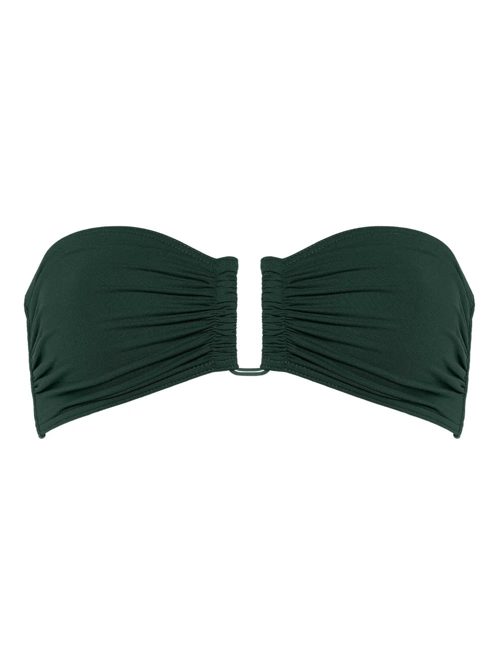 Eres Gathered-Detail Bikini Top — Green