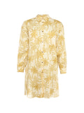 Eres Tropical Floral Print Shirt — Cream