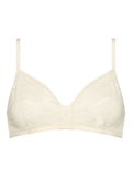 Eres Mosaic Wireless Triangle Bikini Top — Cream