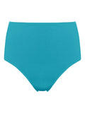 Eres High-Waisted Brief Bikini Bottom — Turquoise