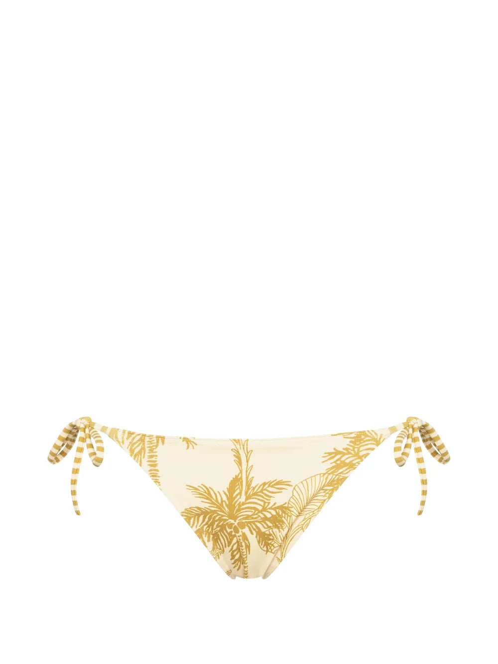 Eres Floral-Print Bikini Bottoms — Gold
