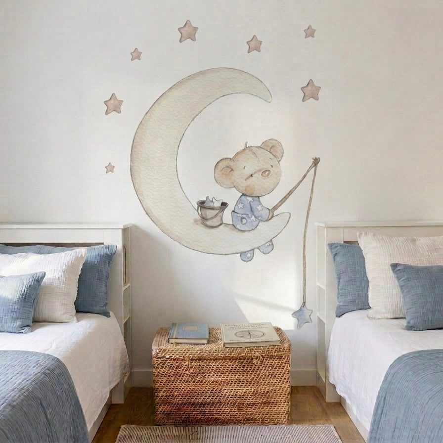 Vinilo Decorativo Infantil EN LA LUNA