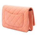CC Quilted Lambskin Pearl Crush Wallet On Chain