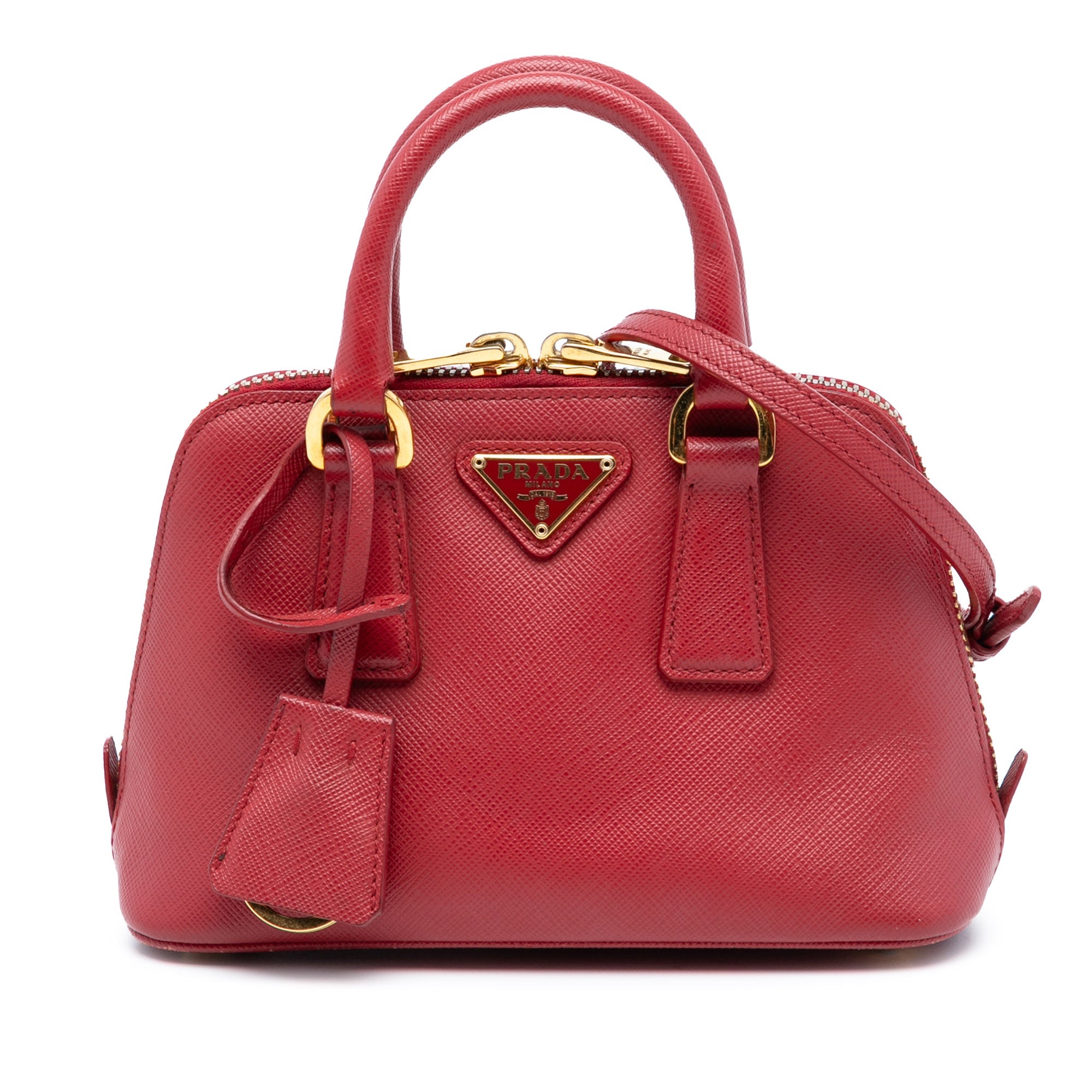Mini Saffiano Lux Promenade Satchel
