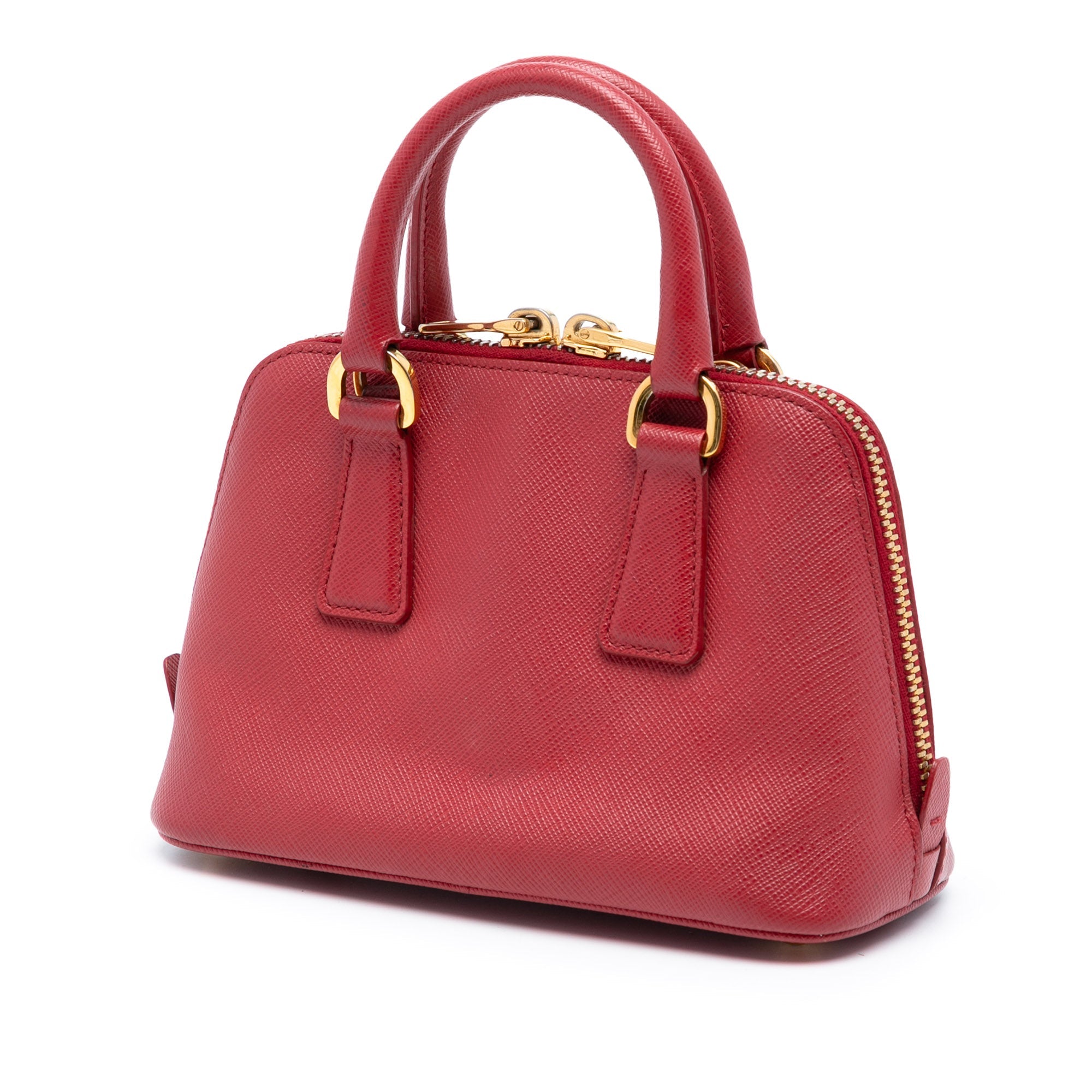 Mini Saffiano Lux Promenade Satchel