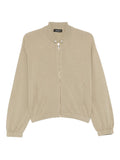Fabiana Filippi Zip-Fastening Cardigan — Beige