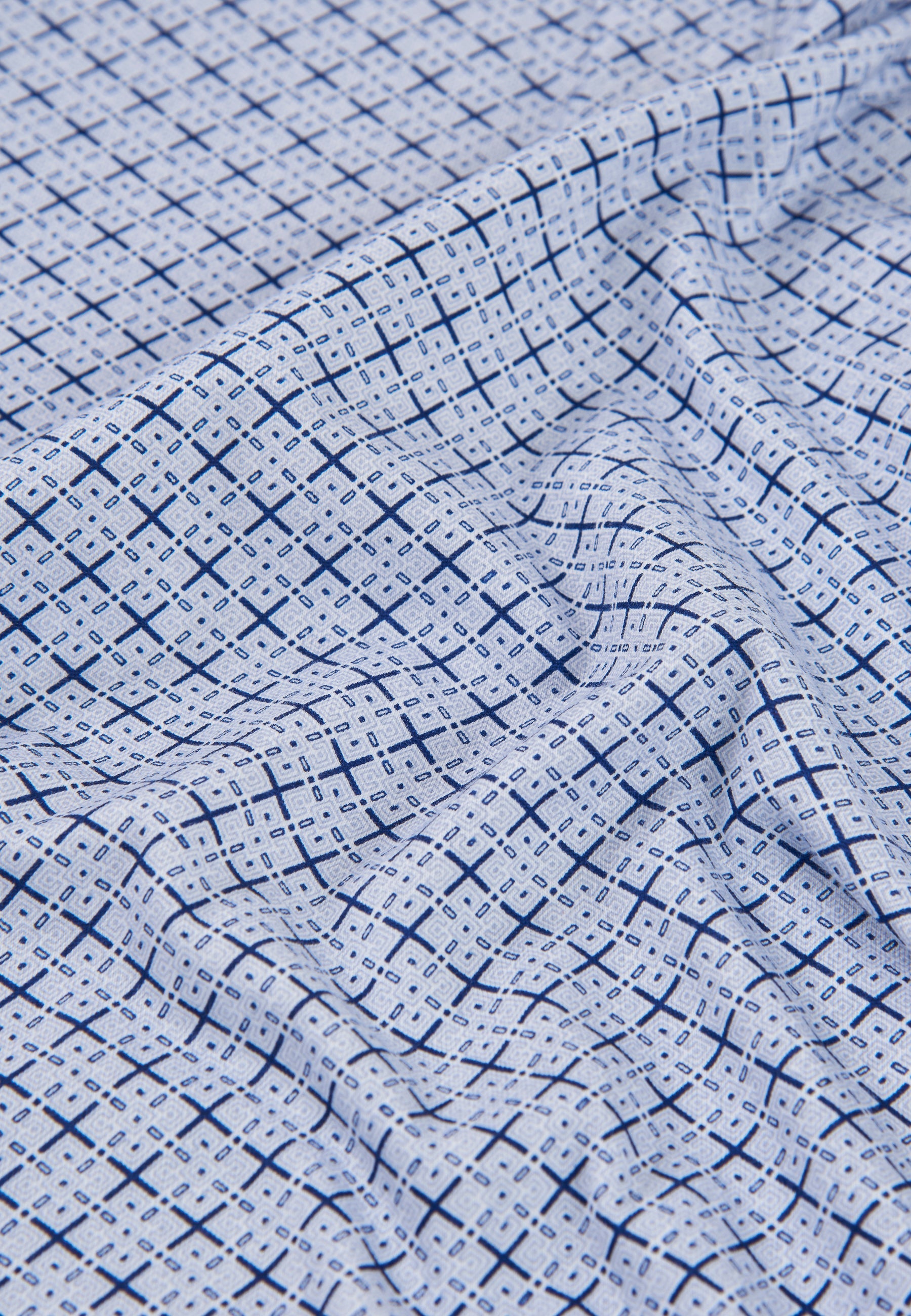 Pijama Hombre Corto Tapeta Algodón Punto Estampado - Azul 3310_39