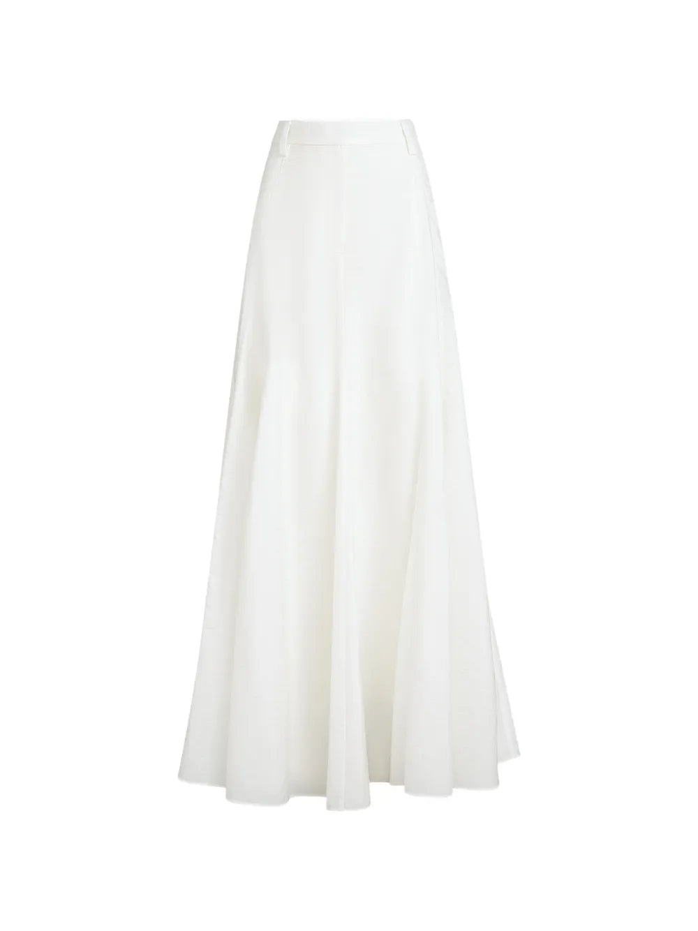 Brunello Cucinelli Flared Maxi Skirt — White