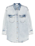 Fabiana Filippi Light Blue Chambray Shirt — Light Blue