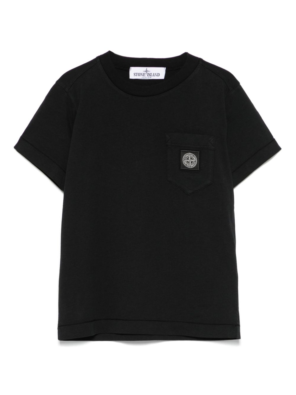 STONE ISLAND KIDS T-shirts and Polos Black Capo: Cotone; Costina: Cotone - 10A