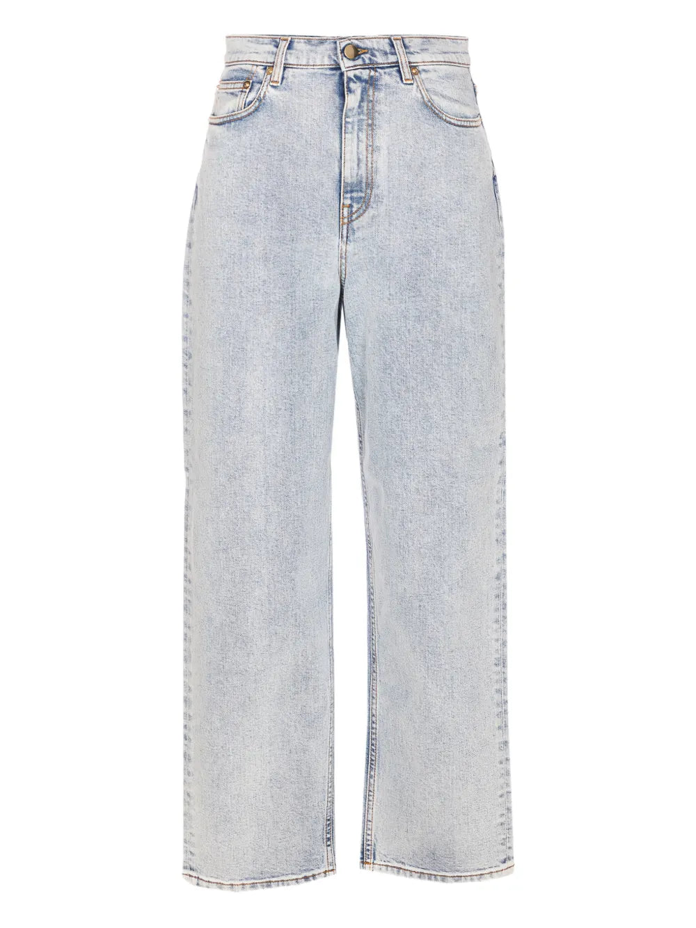 Fabiana Filippi Five-Pocket Denim Jeans — Light Blue