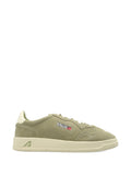 Autry Suede Perforated Sneaker — Sage Green