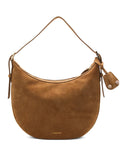 Fabiana Filippi Suede Shoulder Bag — Caramel