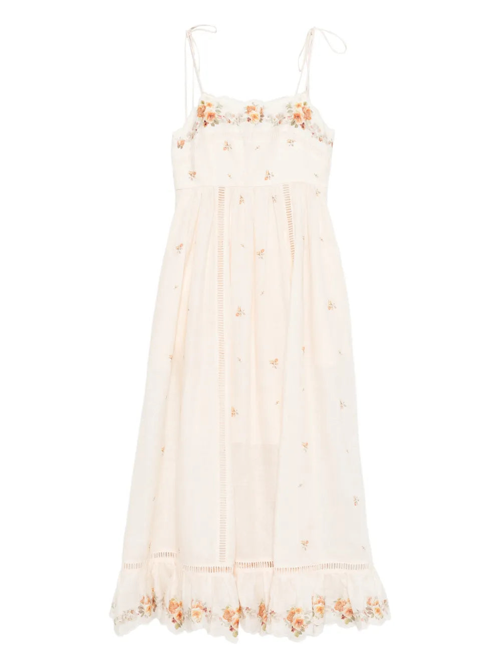 Zimmermann Patience Midi Dress — Cream