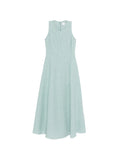 Eleventy Sleeveless A-Line Dress — Sage blue